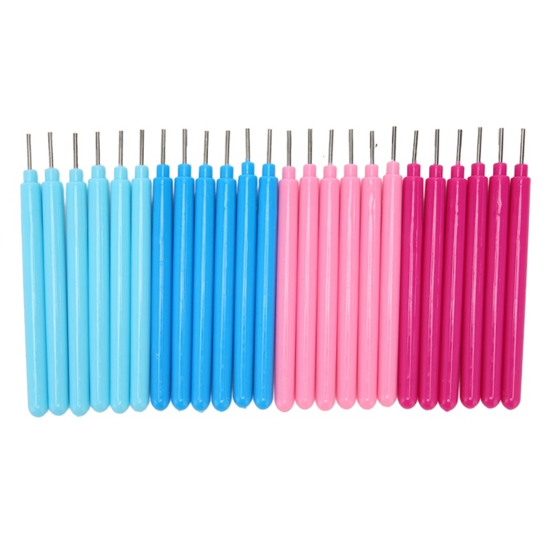 Art Quilling Craft - 24 stuks papierquillinggereedschap 4 kleuren comfortabele