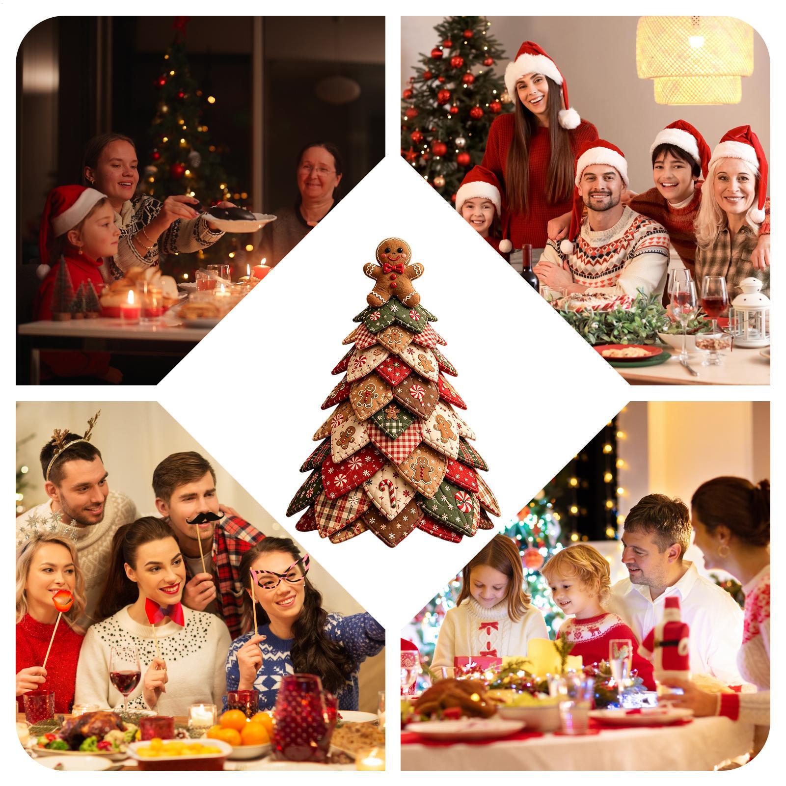Craft Art Set - DIY Geknoopte Kerstboomset 3D Gelaagde Kunst