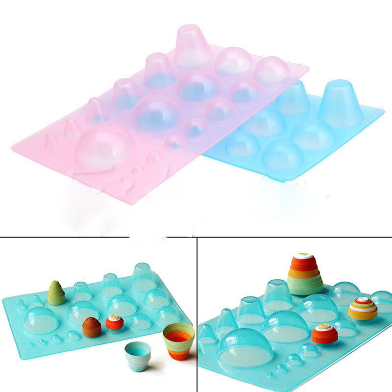 Art Quilling Craft - Plastic Papier Quilling Mold Half Ball