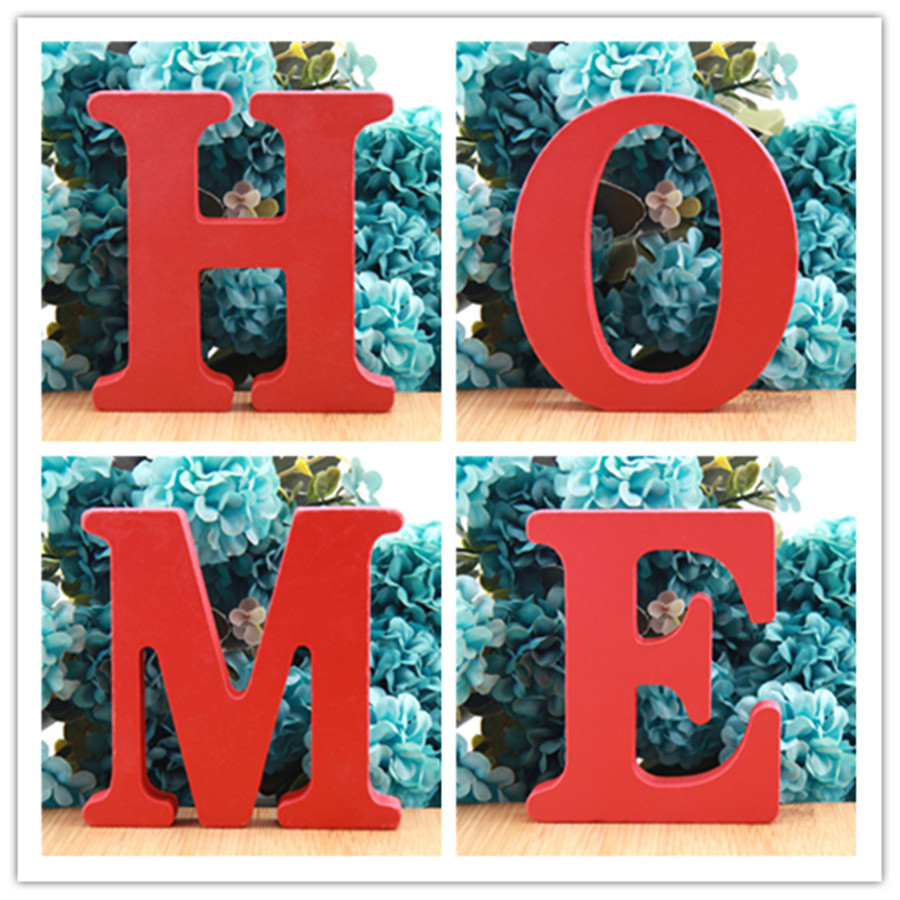 Art Craft Letter A - 1Pc 10CMX10CM Rode Art Craft Vrijstaande