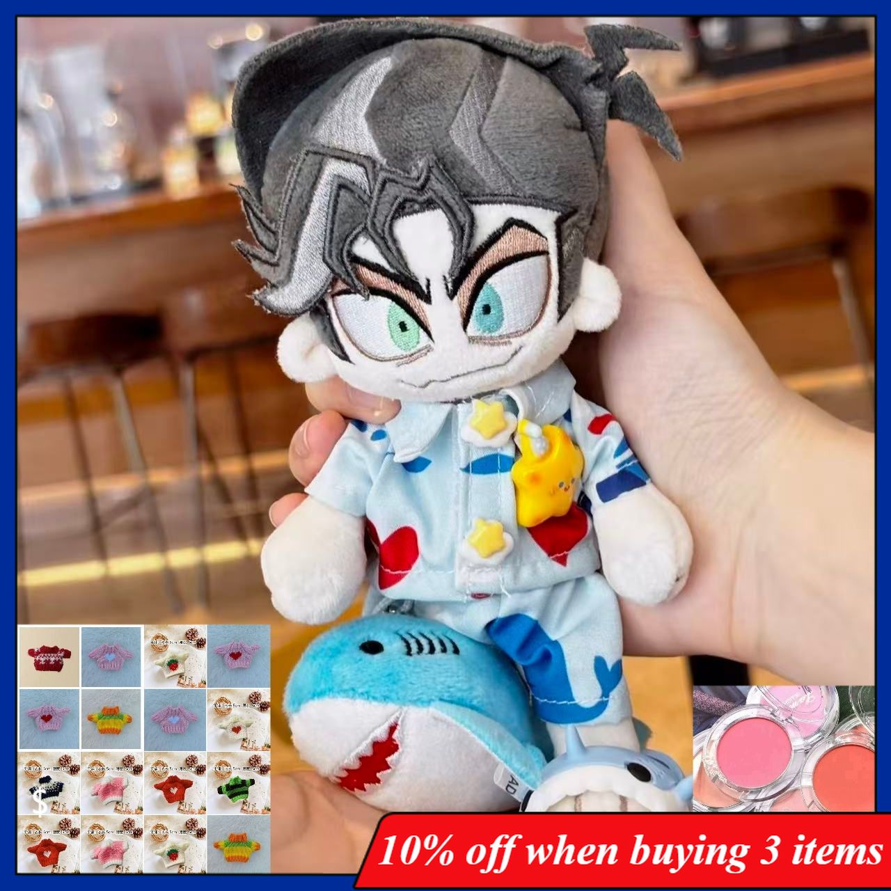 Art Craft Handmade - Origineel demonfiguur 15cm Vox Chubby Pluche