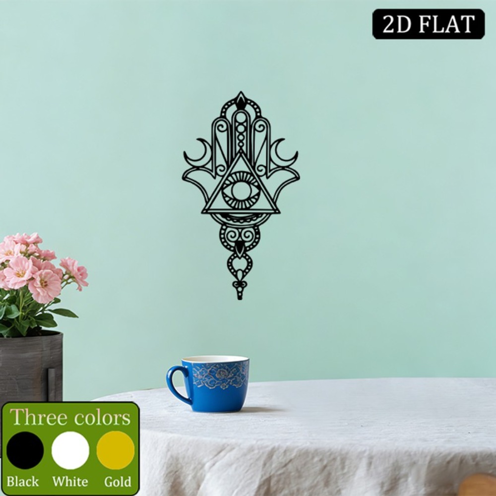 Art & Craft Jojo - CIFBUY IJzeren Wanddecoratie Hamsa Boze Oog