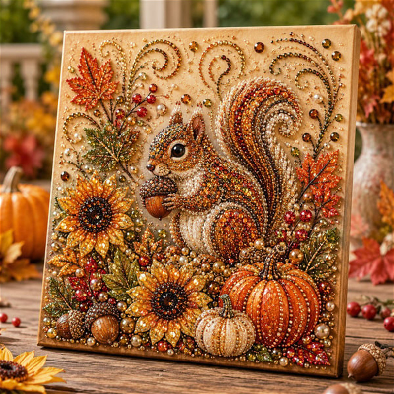 Art And Craft Autumn - Herfst Diamant Parel Schilderkit Herfst Parel
