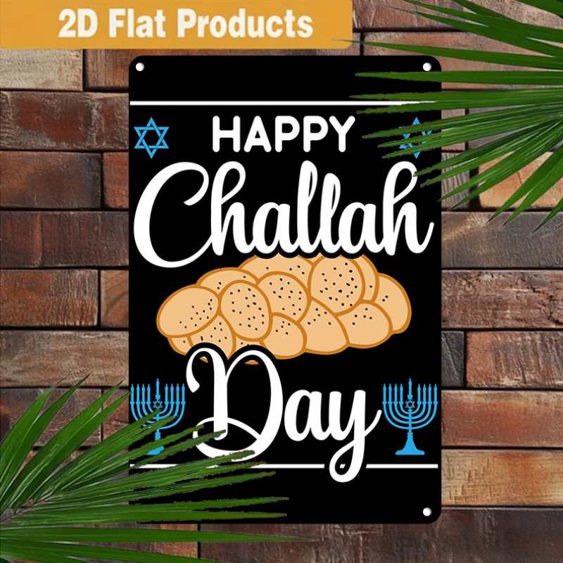 Art & Craft Jojo - CIFBUY Vintage Joodse Challah Menorah Aluminium