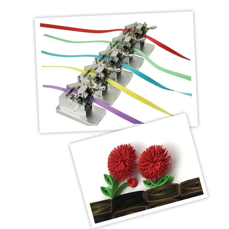 Art Quilling Craft - DIY handmatige papierquillingmachine, handgemaakte kleurrijke snijrol,