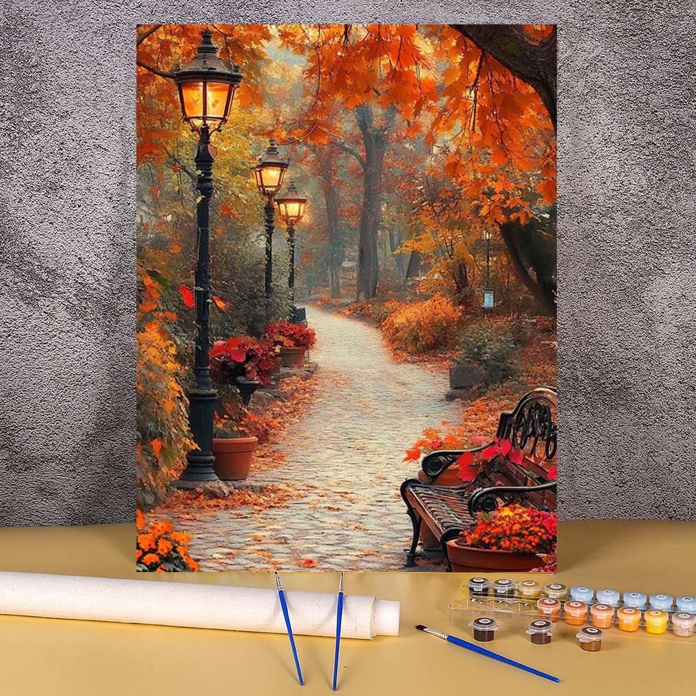 Art And Craft Autumn - 1 stuk frameloos 20x30cm Schilderen op