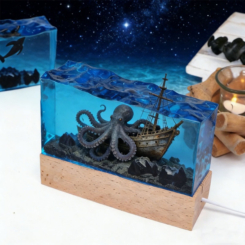 Light Art And Craft - DIY Harsen Ambachtelijke Licht Onderwater Landschap