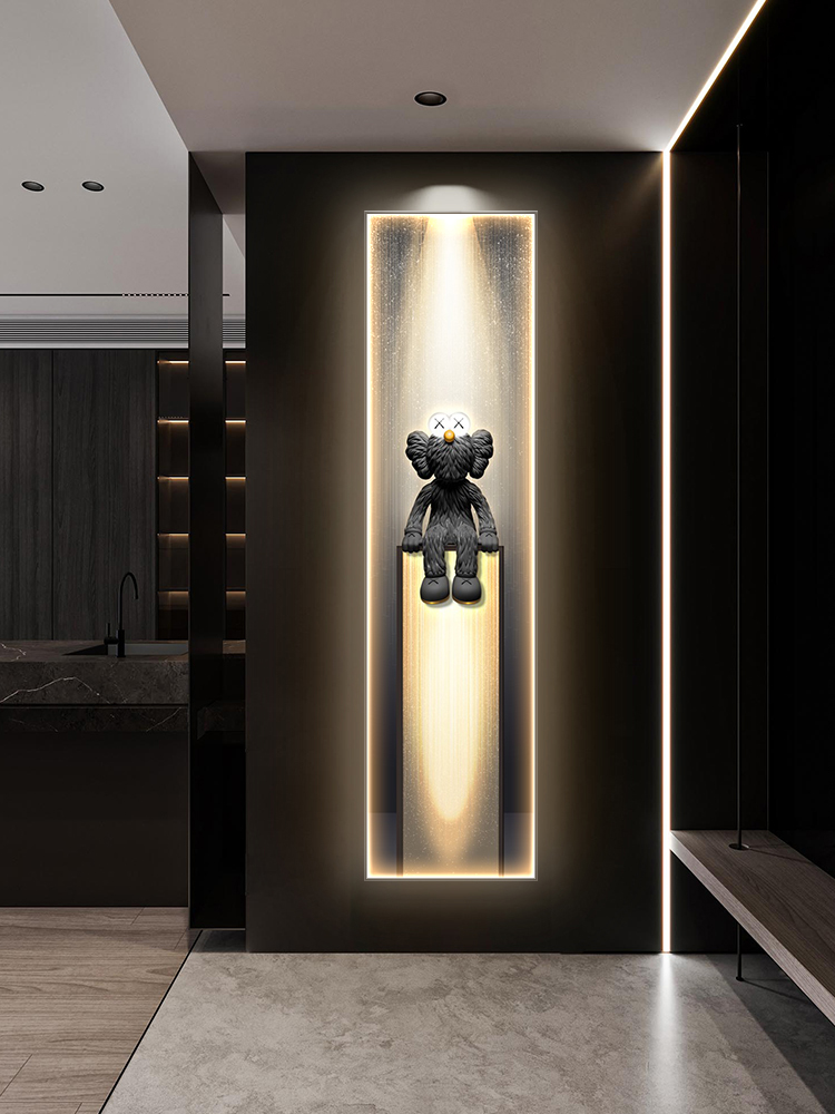 Light Art And Craft - Moderne Kristallen Porselein Ambacht Sombere Beer
