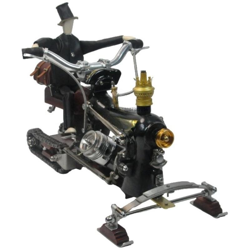 Art Craft And - sneeuwscootermodel: een zorgvuldig vervaardigd metalen Steampunk-stijl