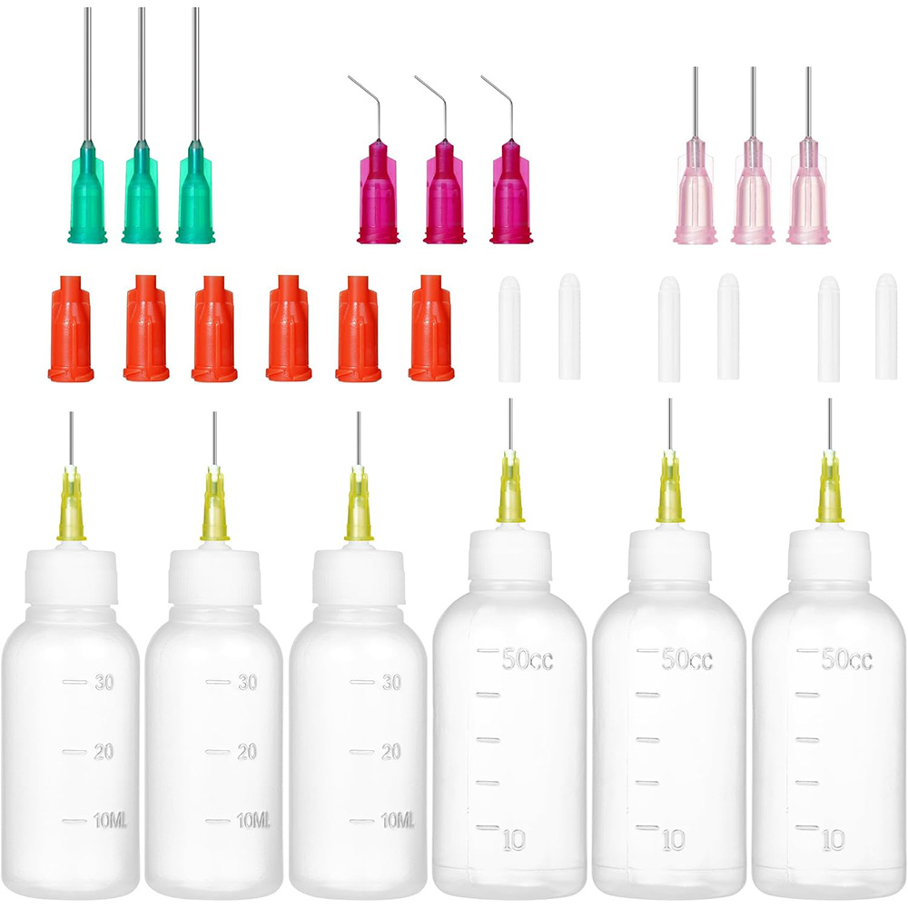 Craft Art Set - Precisie flesjesset met naaldpunt, 6-pack (30ml