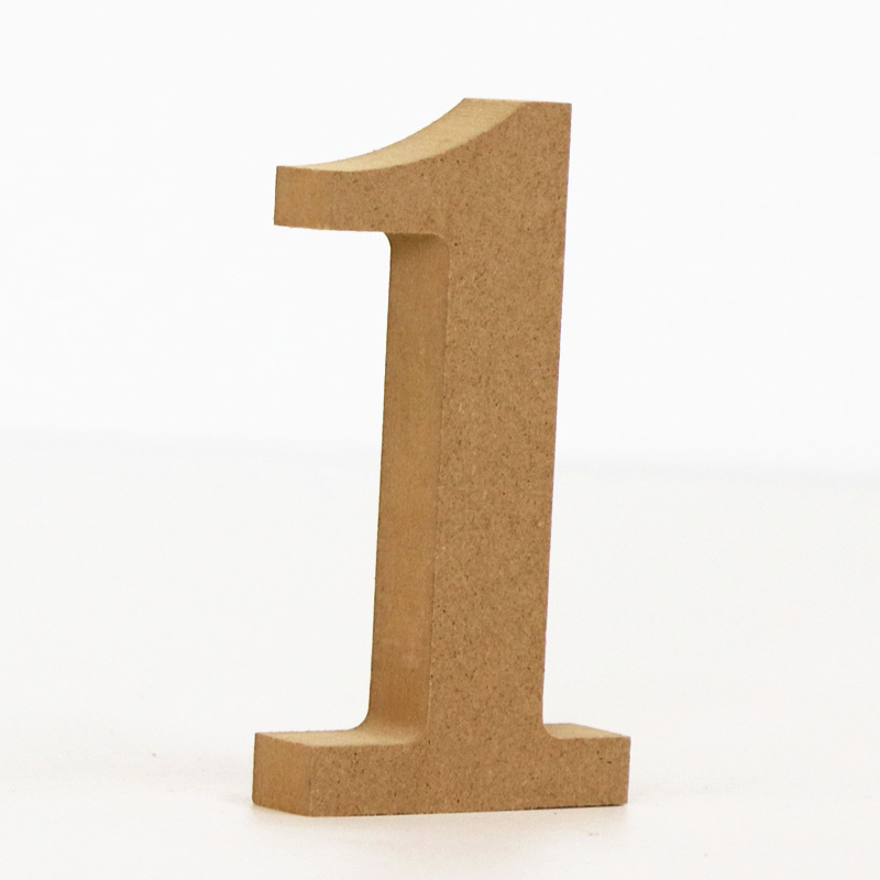 Art And Craft Numbers - 1 st 10 cm Hout Kleur