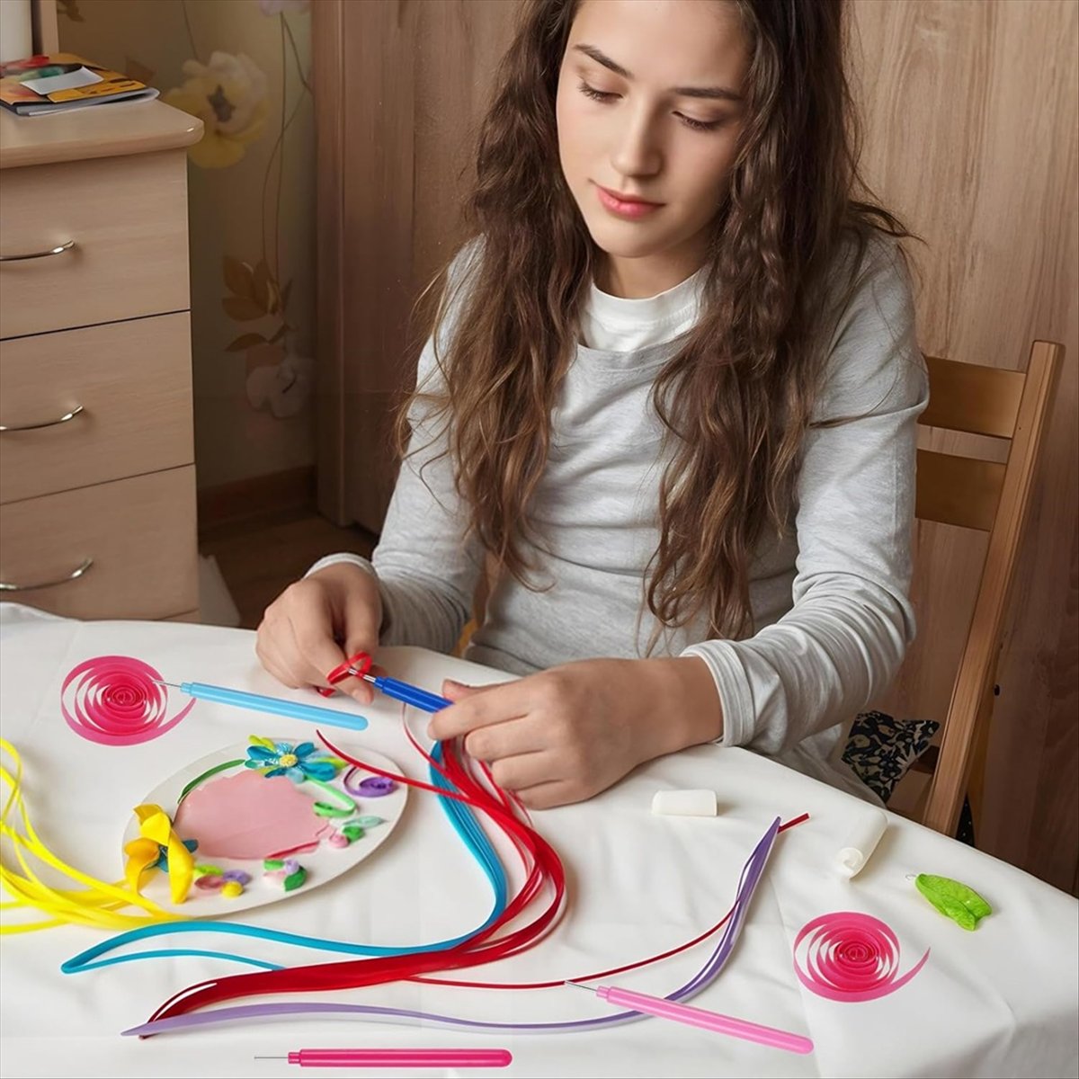 Art Quilling Craft - 2026 + 12 STUKS Papier Quilling