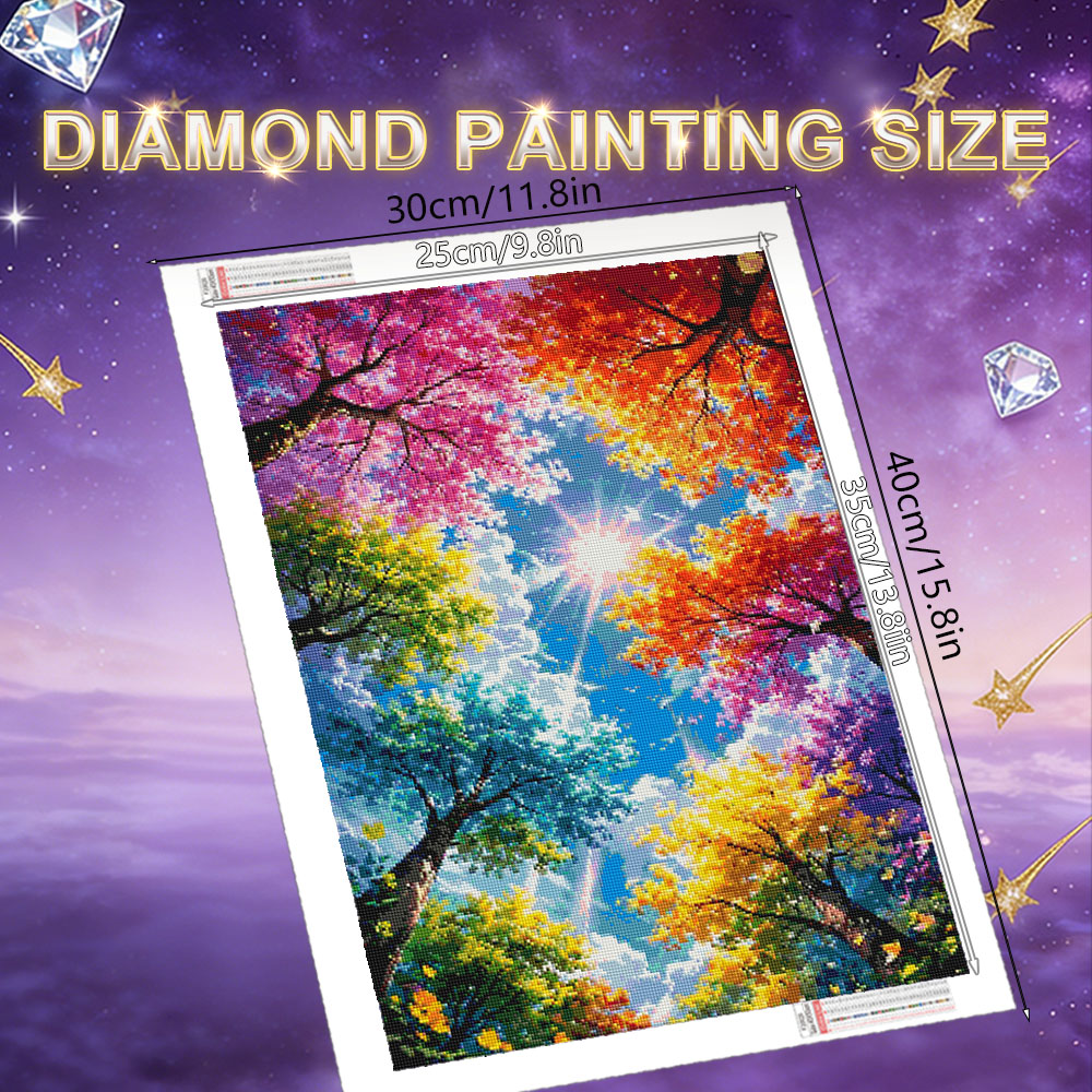 HUACAN Diamant schilderij boom - Art And Craft Autumn recensie en prijs