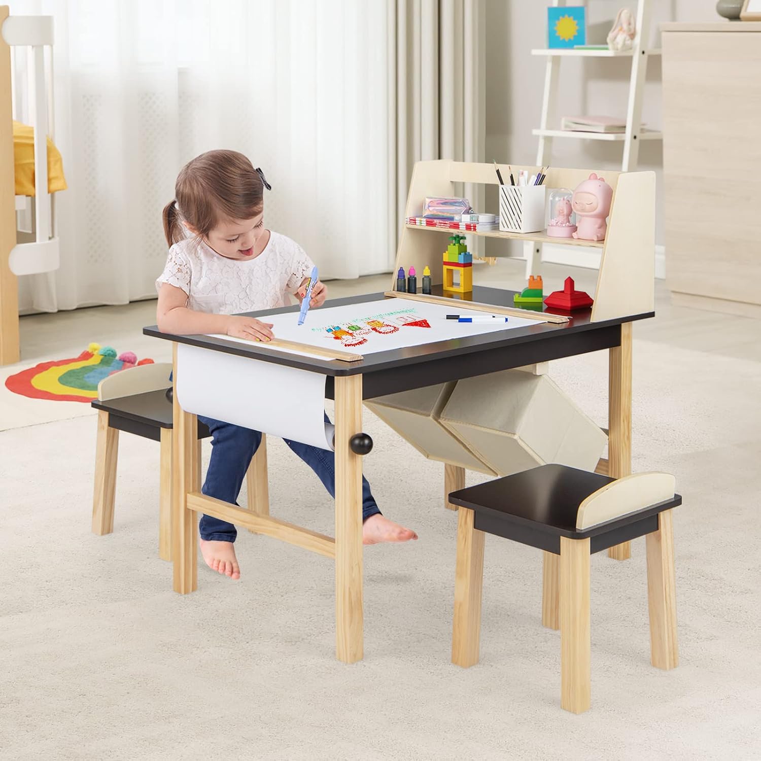 Kinderkunsttafel- en stoelense - Art Craft Toddlers recensie en prijs
