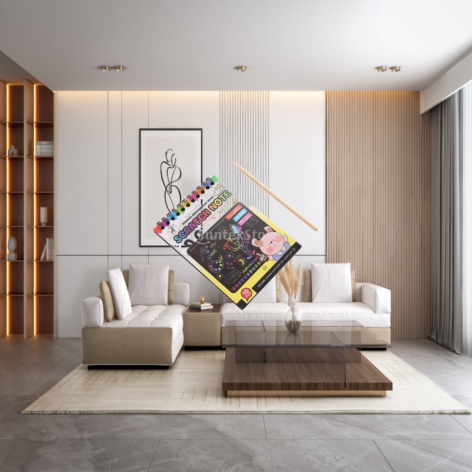 Creatief kraspapier notitieboe - Art Craft Notebook recensie en prijs