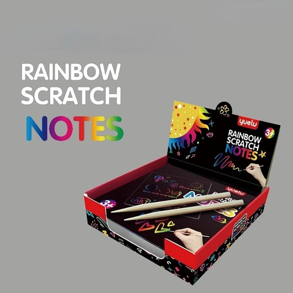 Kras-kunst schilderij sjabloon - Art Craft Notebook recensie en prijs