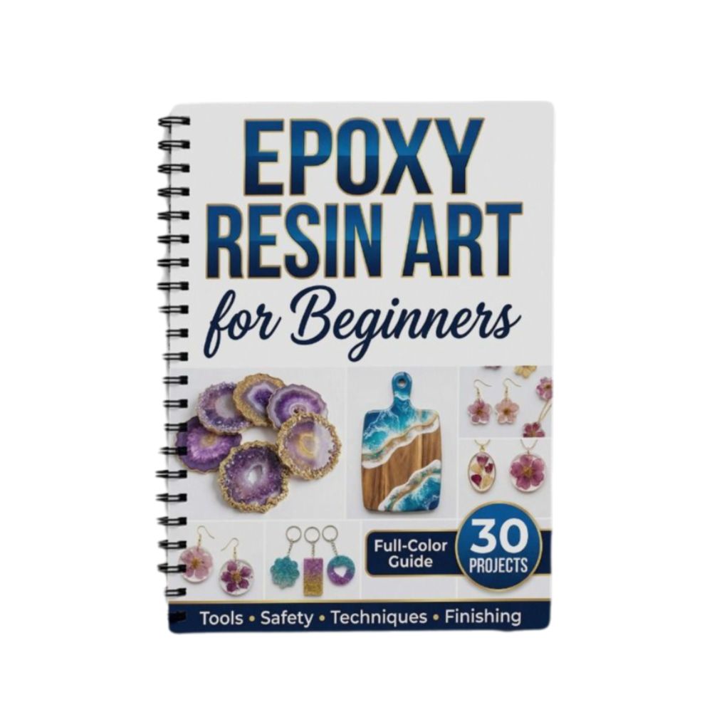 Stapsgewijs epoxyhars-kunsthan - Art Craft Notebook recensie en prijs