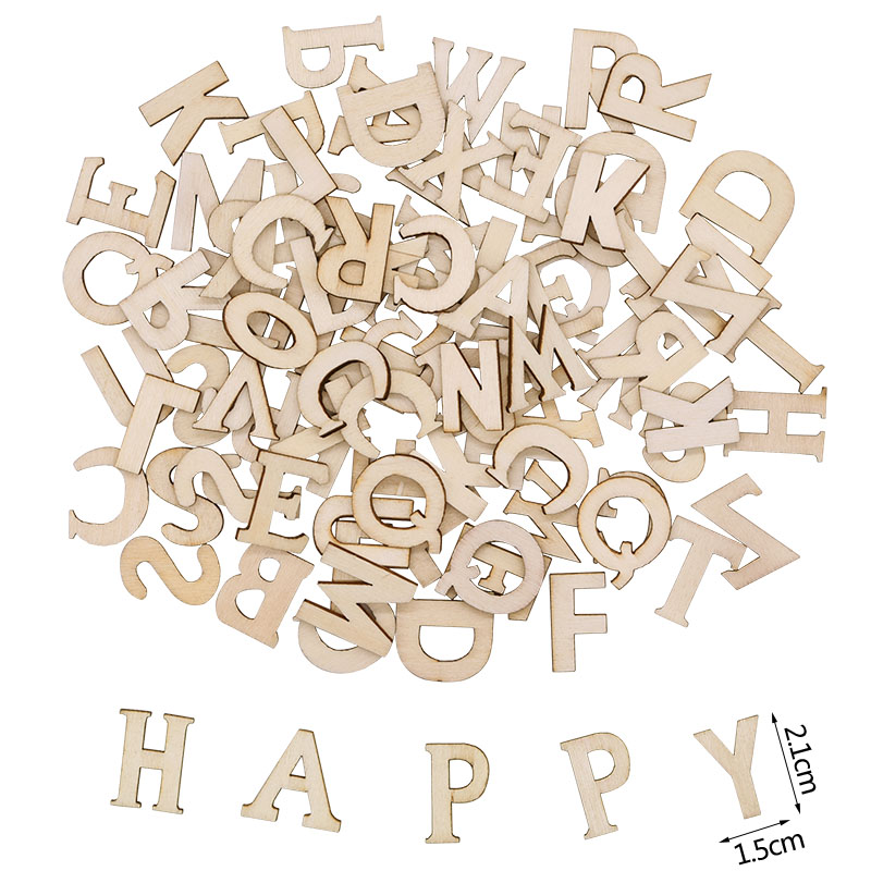 100 stuks hout Engels alfabet  - Art Craft Letter A recensie en prijs