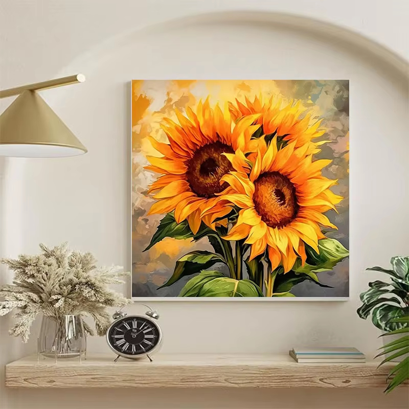 Zonnebloemolieverfset, handgem - Art Craft Letter A recensie en prijs