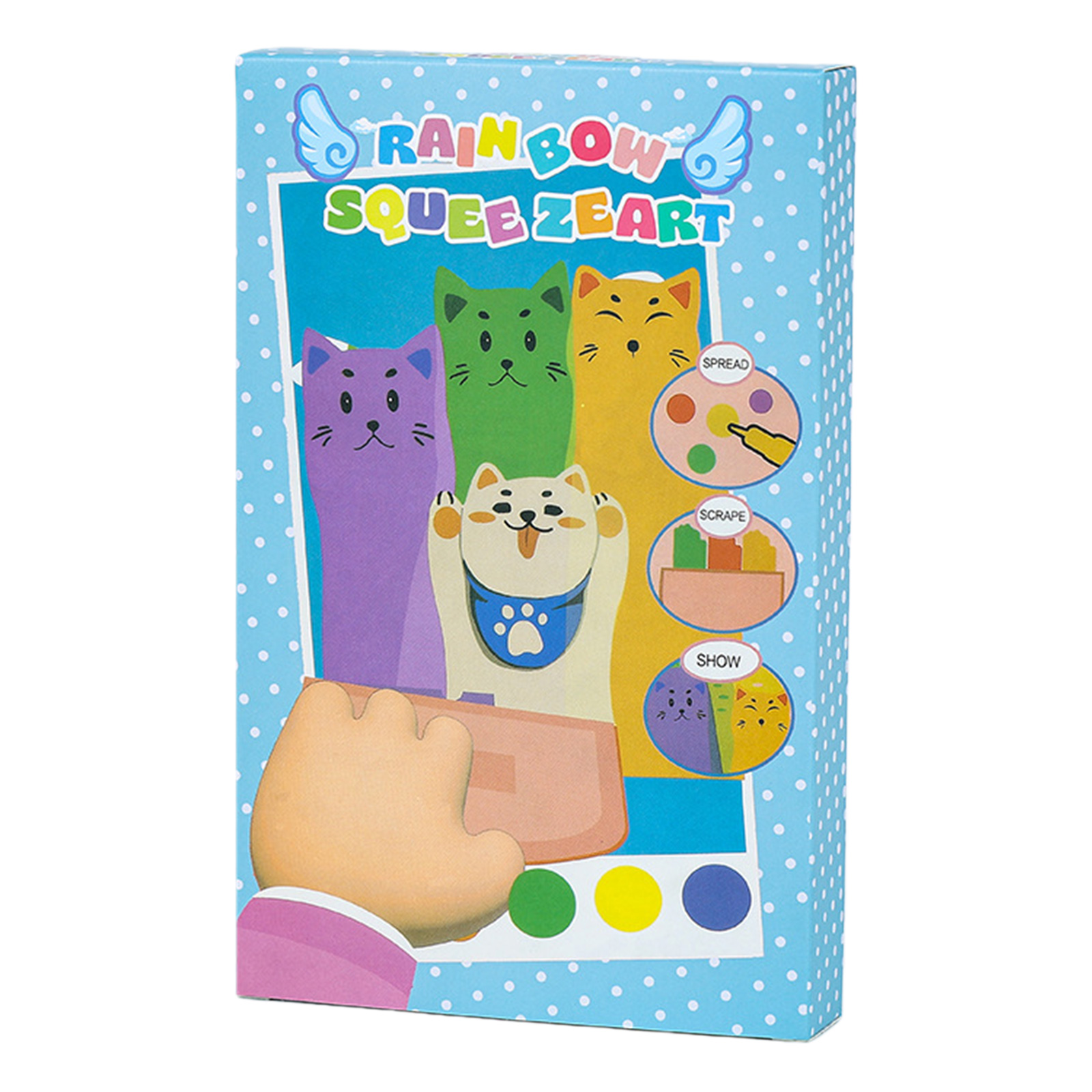 Magische Regenboog Krabpapier  - Art Craft Toddlers recensie en prijs