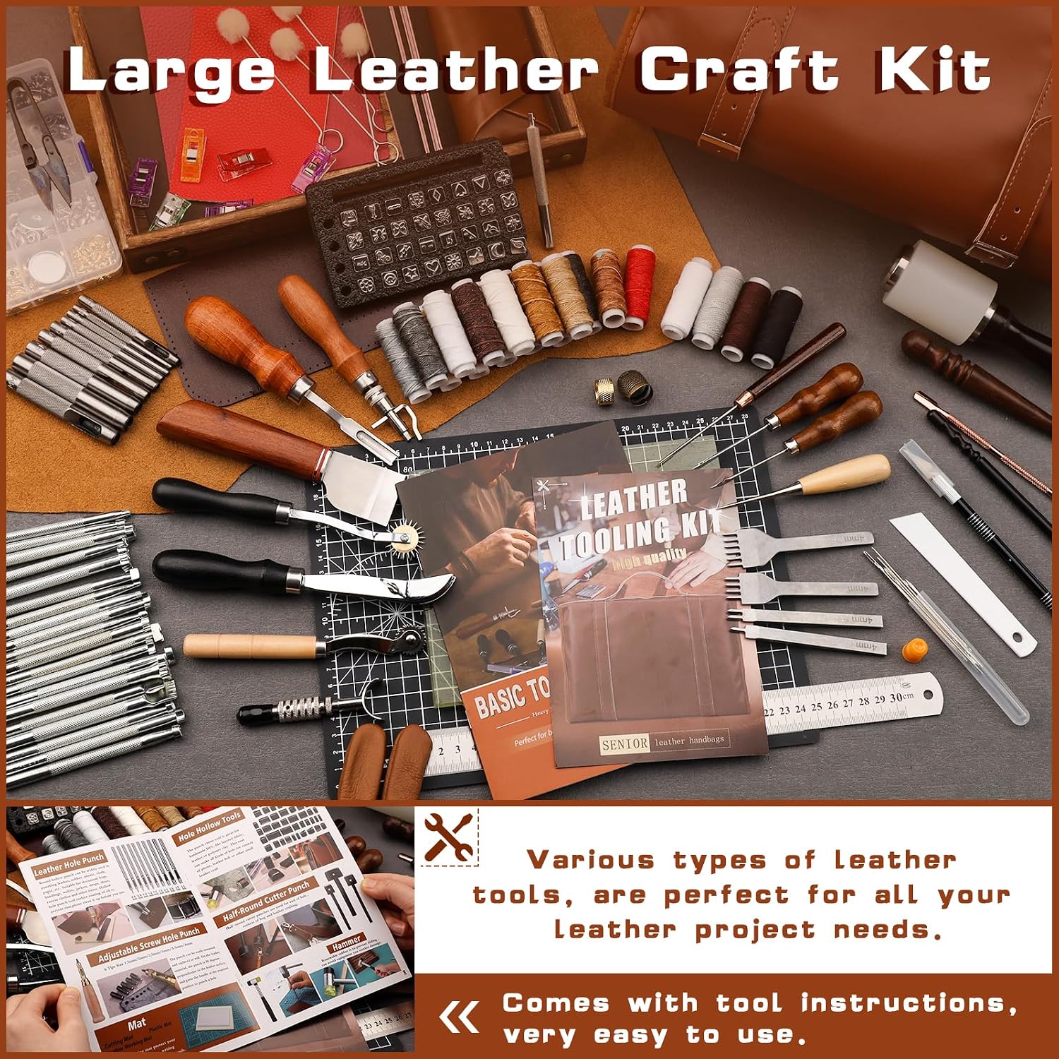 Lederbewerkingsset Lederen han - Leather Tooling Kit recensie en prijs
