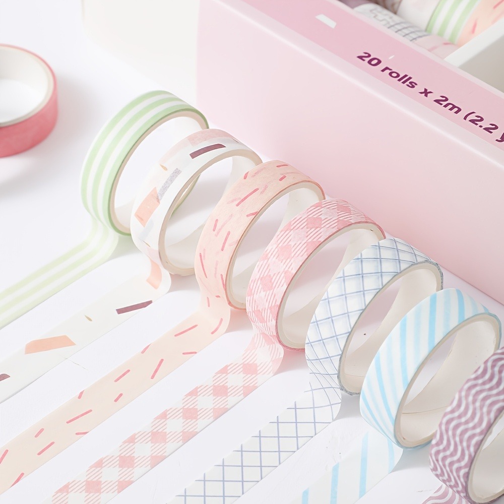 20 rollen macarontape, 0,4 inc - Art Craft Notebook recensie en prijs