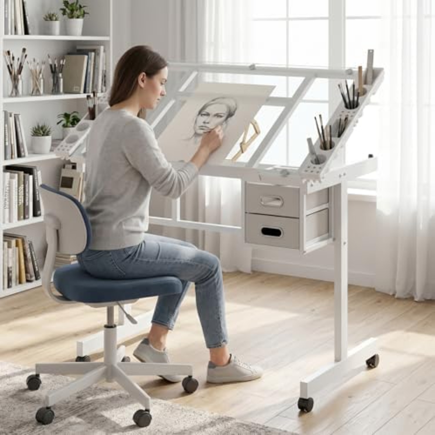 Verrijdbare tekentafel, schild - Art Craft And recensie en prijs