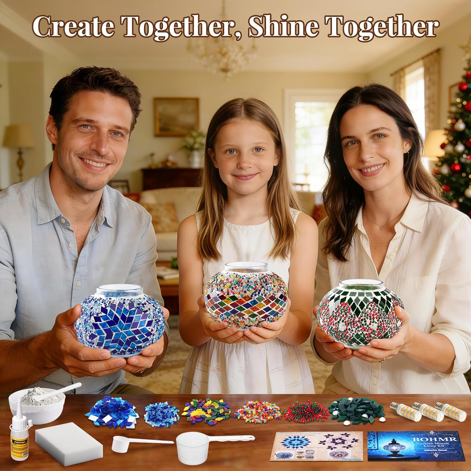 DIY 3-delige Turkse mozaïeklam - Art Craft And recensie en prijs