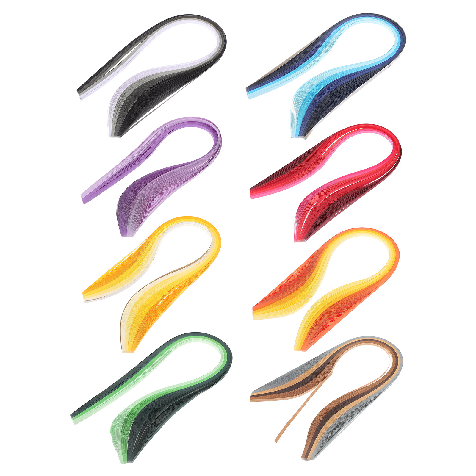 8 zakjes papierquillingstrips  - Art Quilling Craft recensie en prijs