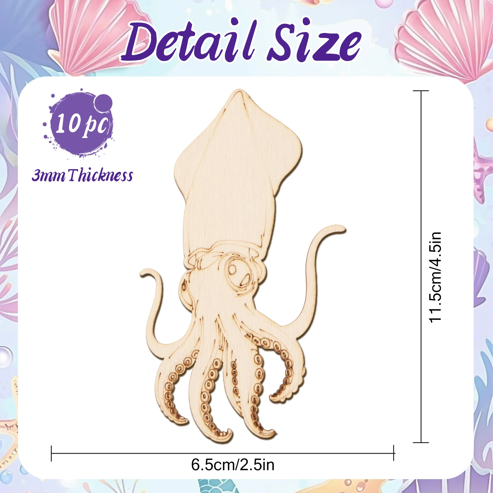 10 stks/set Onvoltooide Houten - Craft Art Set recensie en prijs
