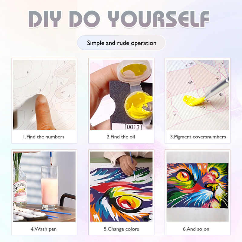 Acrylverf op nummer Kit DIY kl - Art And Craft Numbers recensie en prijs