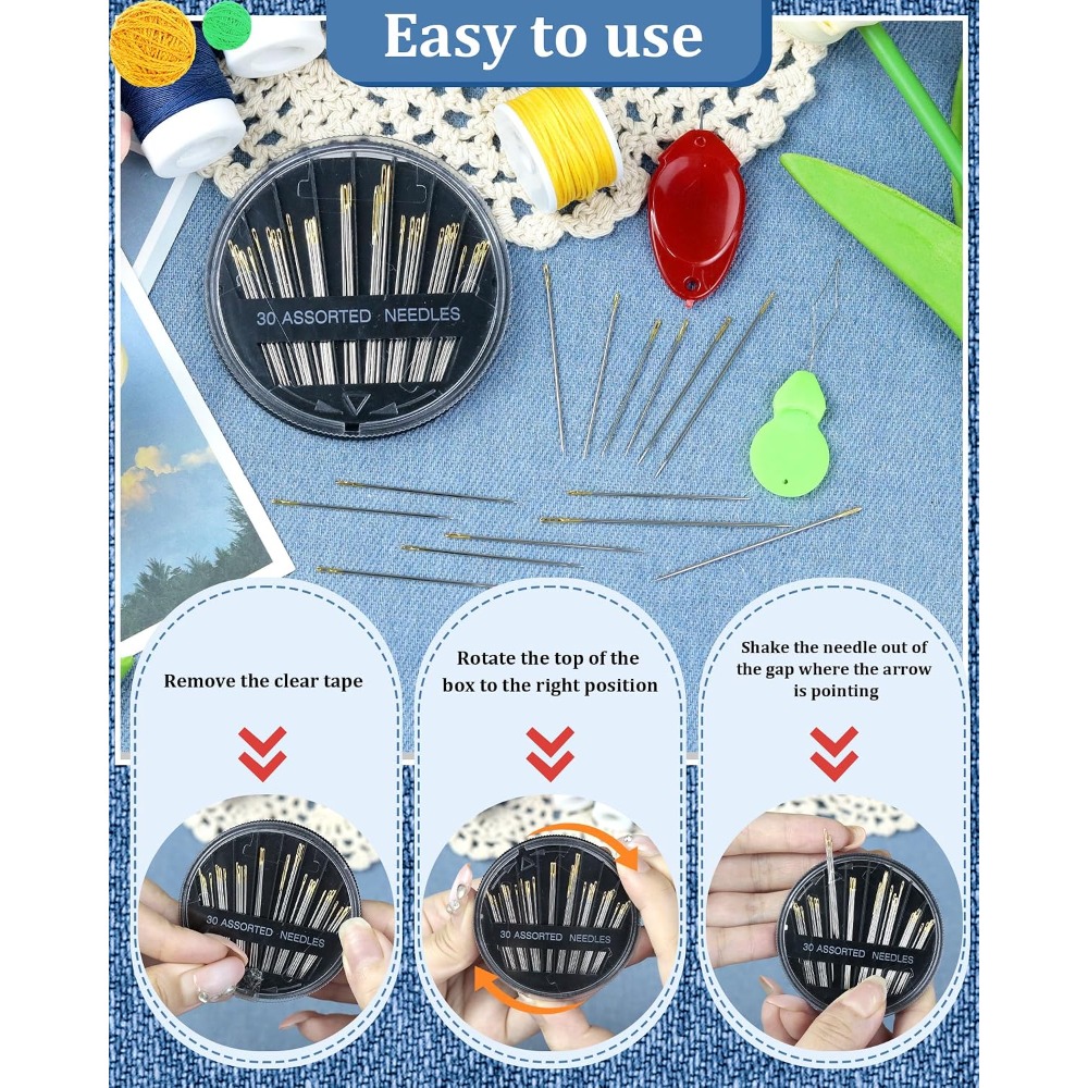 30-delige set stalen handnaald - Craft Art Set recensie en prijs