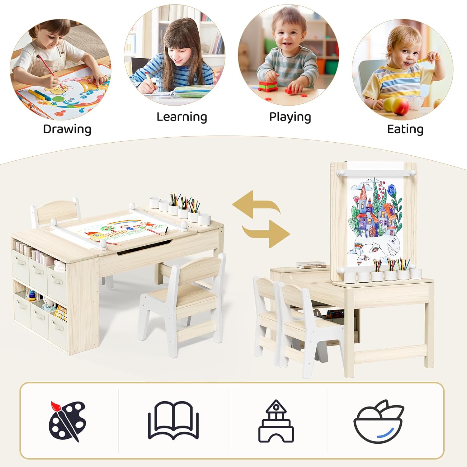 3-in-1 Kinder Kunsttafel en St - Art Craft Toddlers recensie en prijs