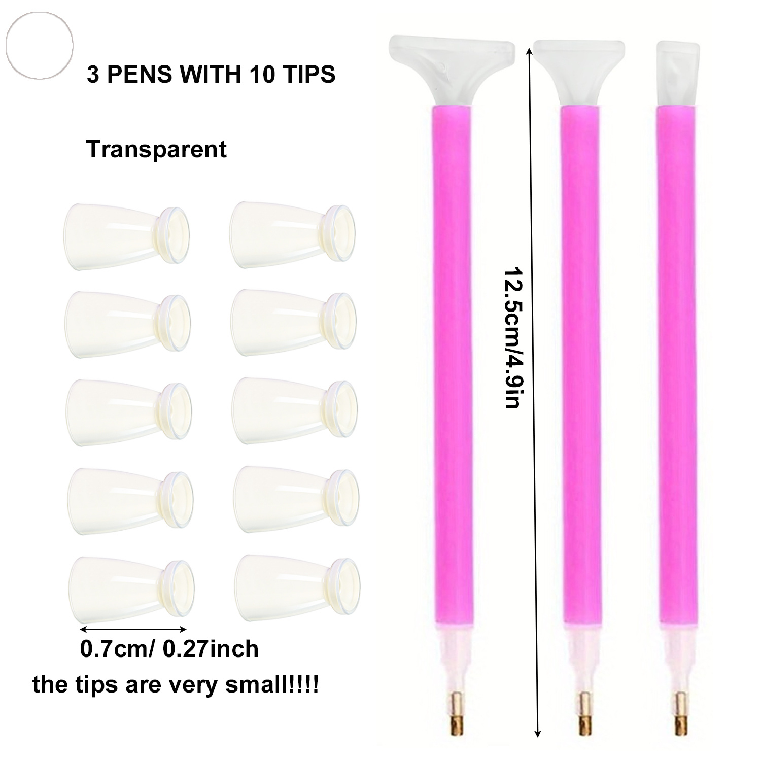 10 siliconen tips & 3 pennen D - Craft Art Set recensie en prijs
