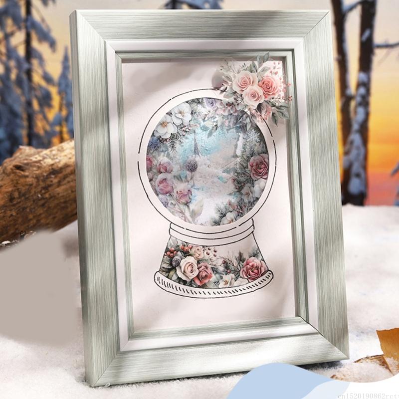 D5BB bloempatroon sticker wate - Art Craft Notebook recensie en prijs
