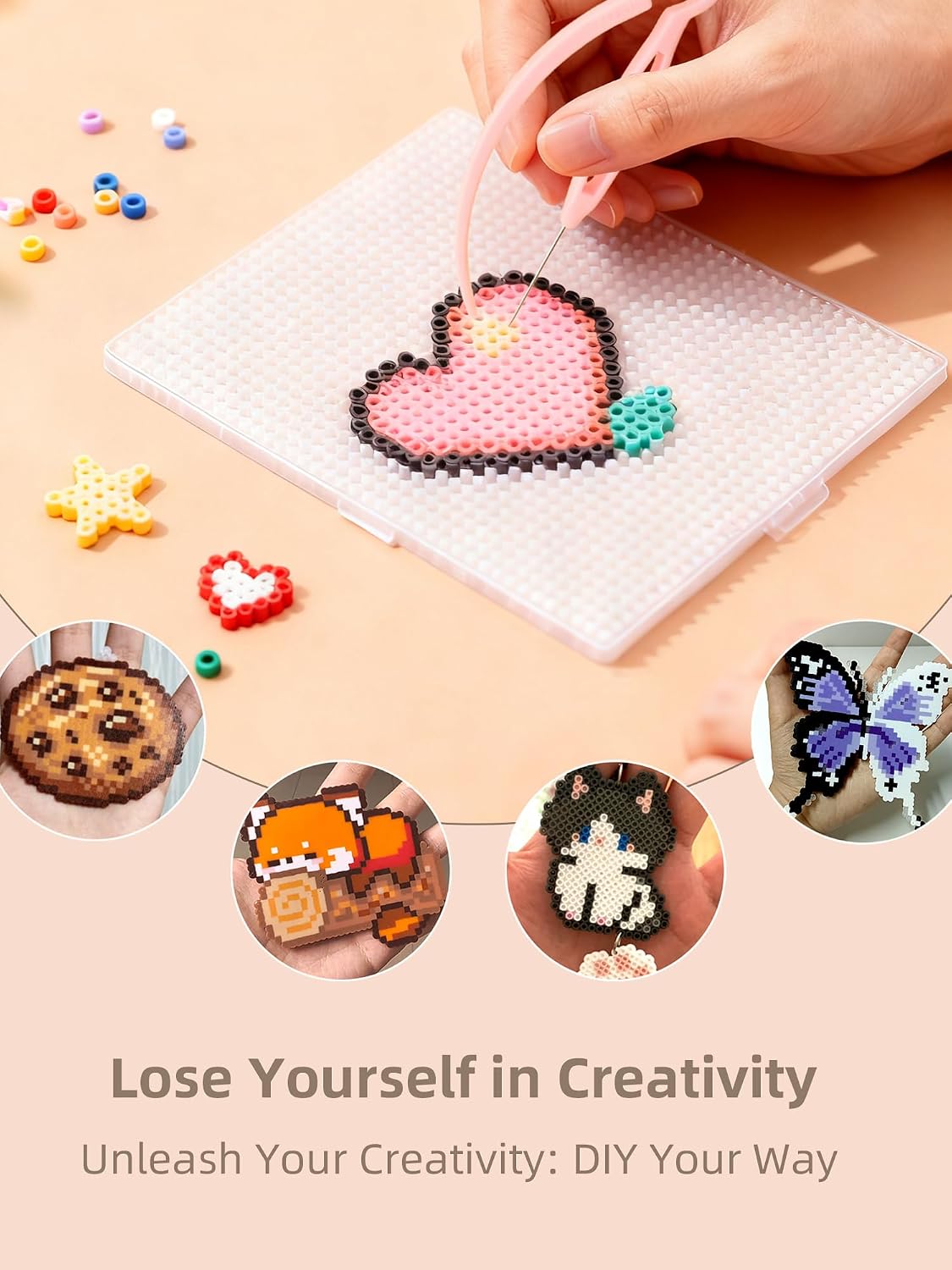 Fuse Beads Kit-Easy DIY-96 kle - Art Craft And recensie en prijs