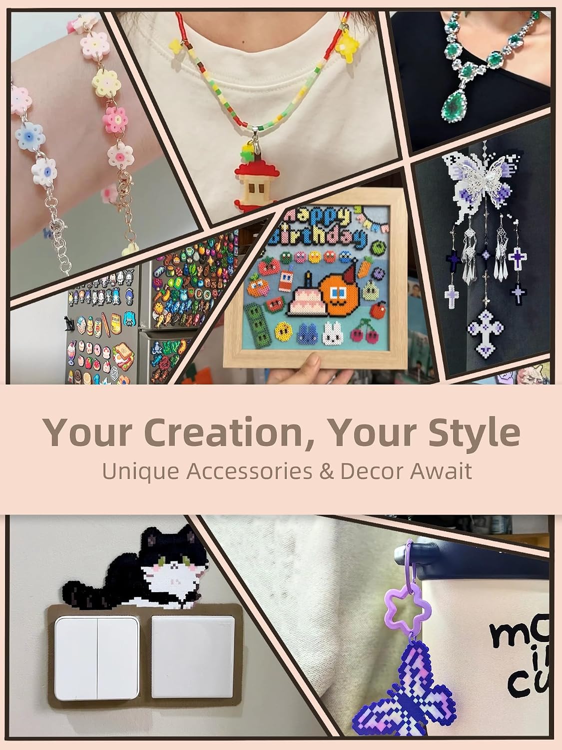 Fuse Beads Kit-Easy DIY-96 kle - Art Craft And recensie en prijs